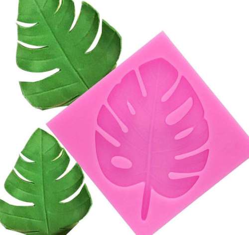 Monsterra Leaf Silicone Mould - Click Image to Close